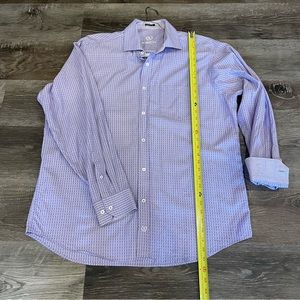 Barely Worn Bugatchi Uomo Men’s XL classic fit purple button down long sleeve